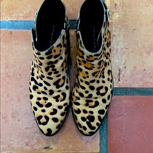 Animal print Booties